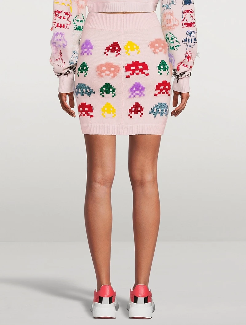 Gamer Knit Mini Skirt