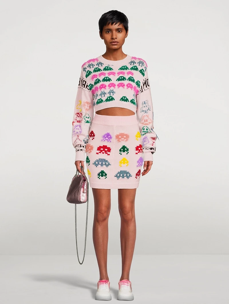 Gamer Knit Mini Skirt