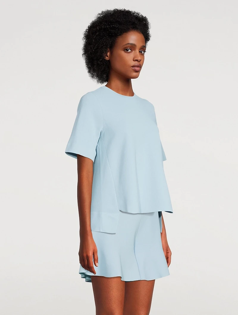 Compact Knit T-Shirt