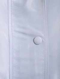 Hooded Anorak With Logo Belt
