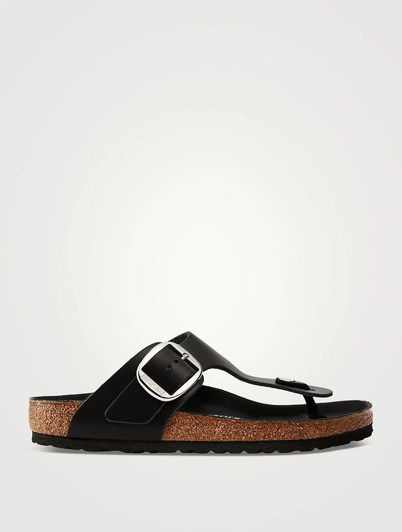 Gizeh Leather Thong Sandals