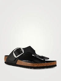 Gizeh Leather Thong Sandals