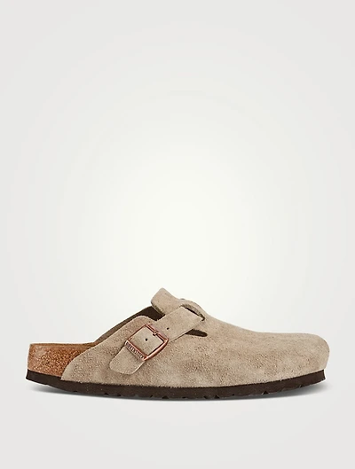 Boston Suede Slide Sandals