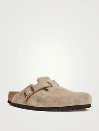 Boston Suede Slide Sandals