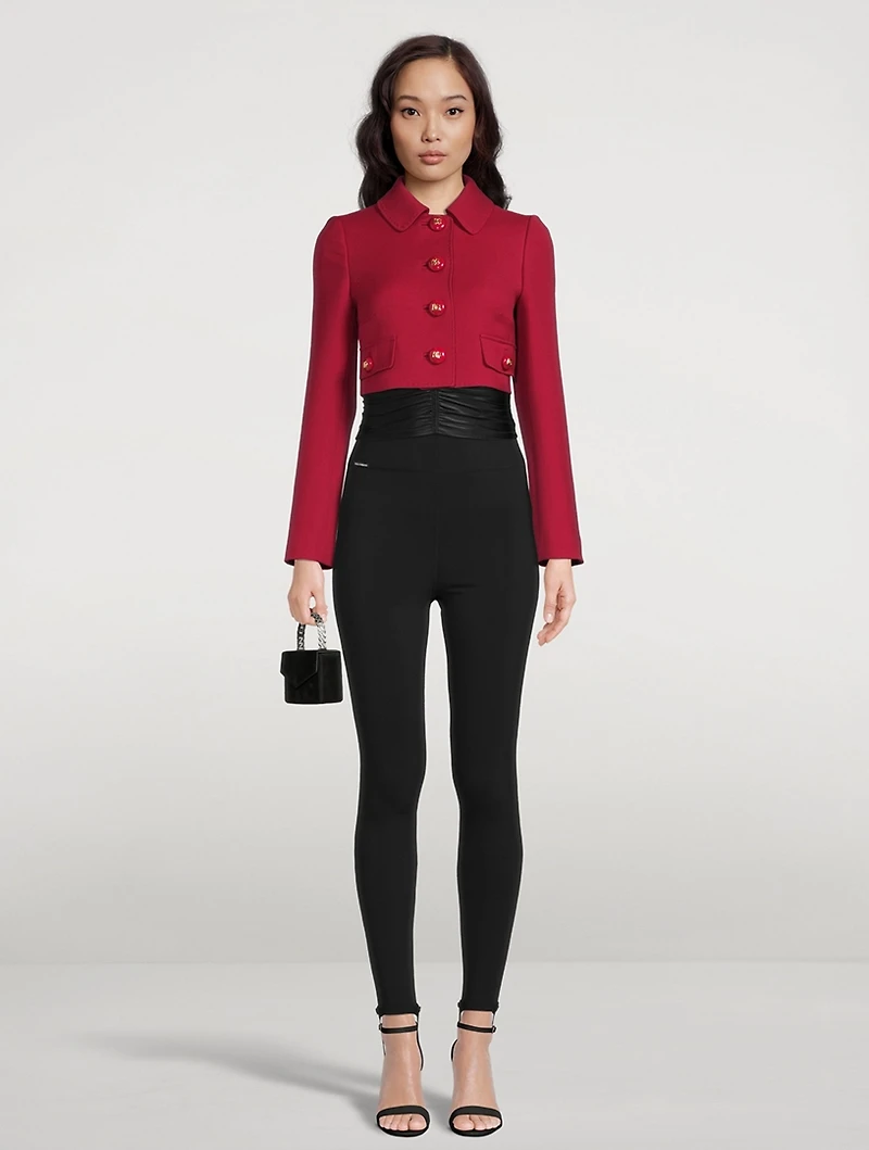 Cropped Wool Jacket