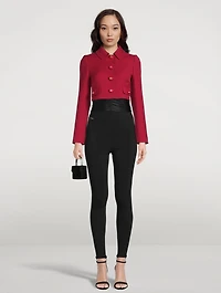 Cropped Wool Jacket