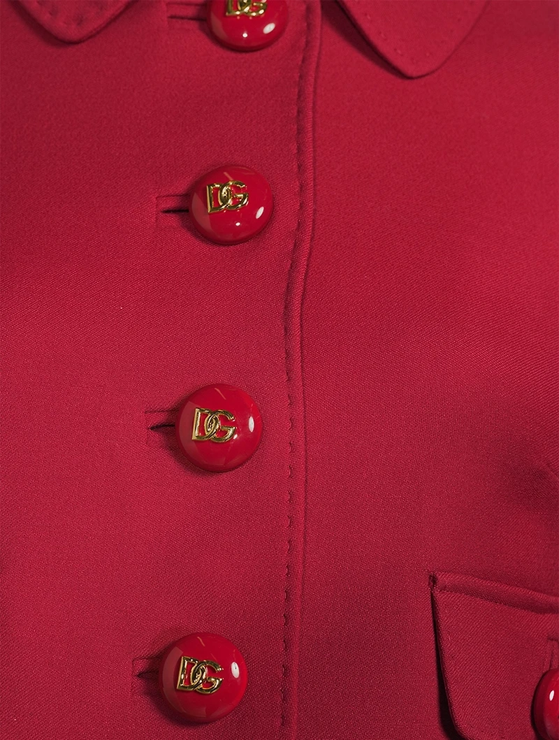 Cropped Wool Jacket