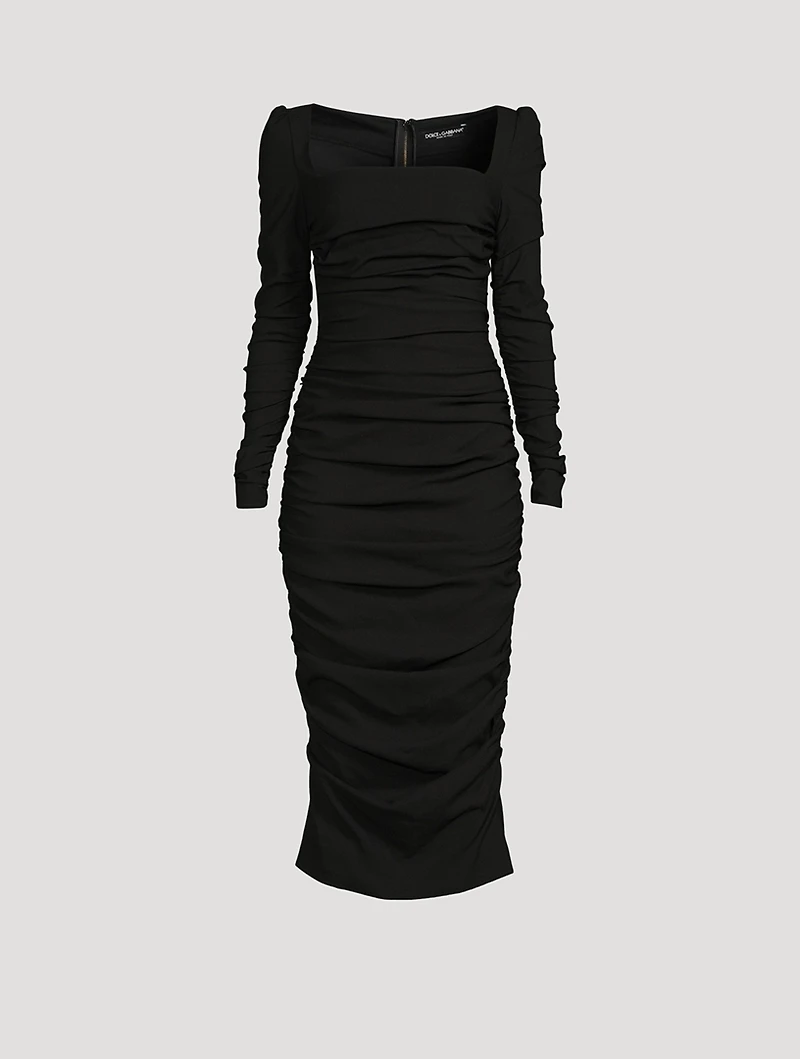 Ruched Midi Dress