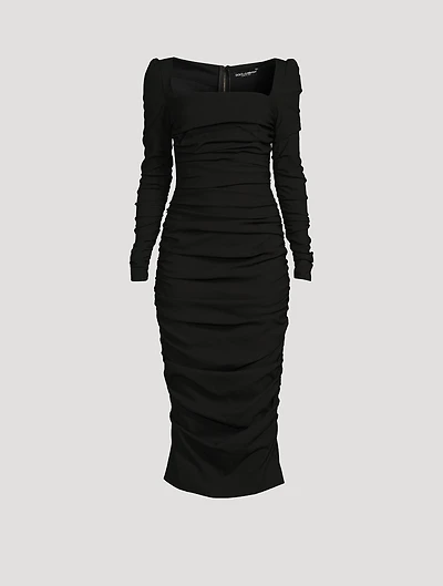 Ruched Midi Dress