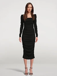 Ruched Midi Dress