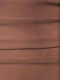 Draped Jersey Sleeveless Midi Dress