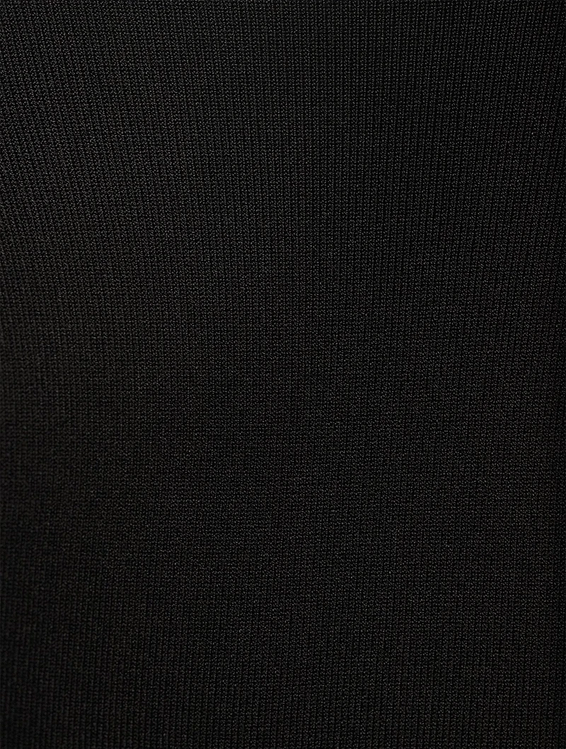 Scoopneck Sweater With Corset Detail