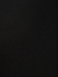 Scoopneck Sweater With Corset Detail