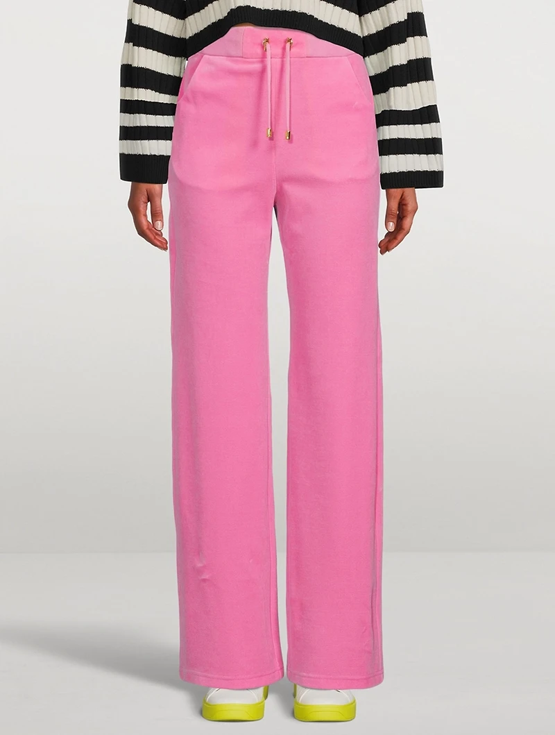 Balmain x Barbie Velvet Joggers