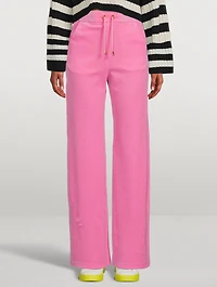 Balmain x Barbie Velvet Joggers