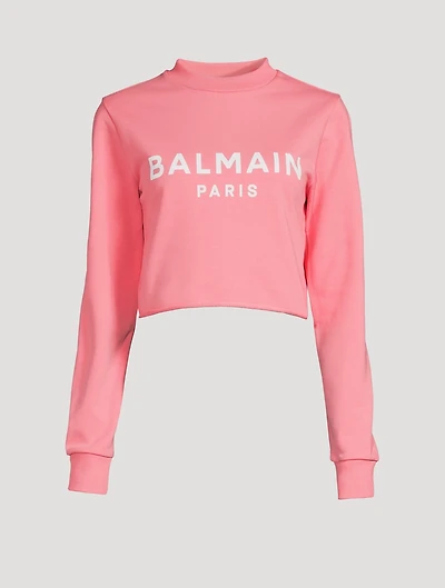 Cropped Logo Sweatshirt