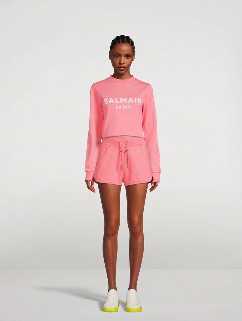 Cropped Logo Sweatshirt