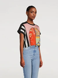 Printed Cropped T-Shirt