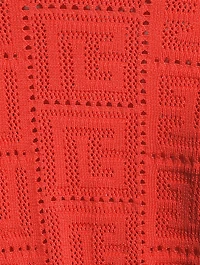Monogram Knit Crop Sweater