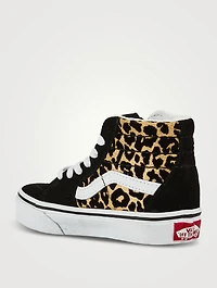 Flocked Leopard SK8-Hi Lace-Up Shoes