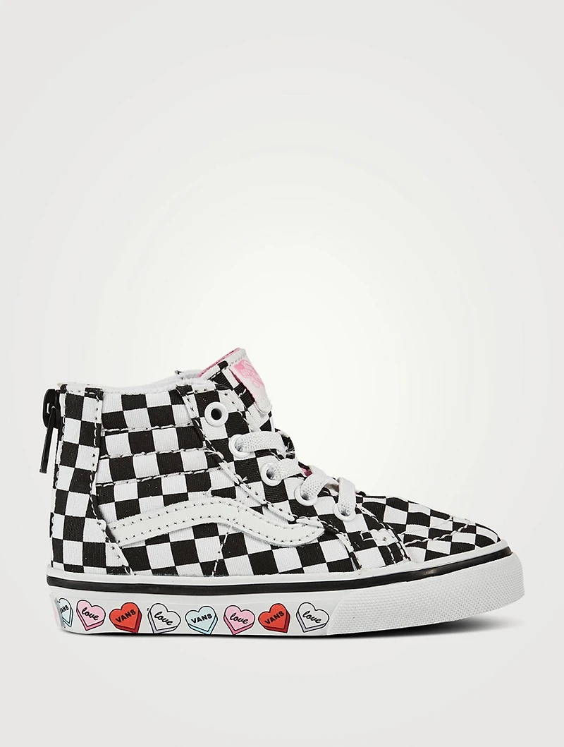 Candy Hearts SK8-Hi Zip Shoes