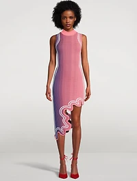 Lydia Wavy Sleeveless Dress