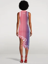 Lydia Wavy Sleeveless Dress