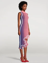 Lydia Wavy Sleeveless Dress