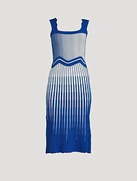 Parlor Wavy Midi Dress