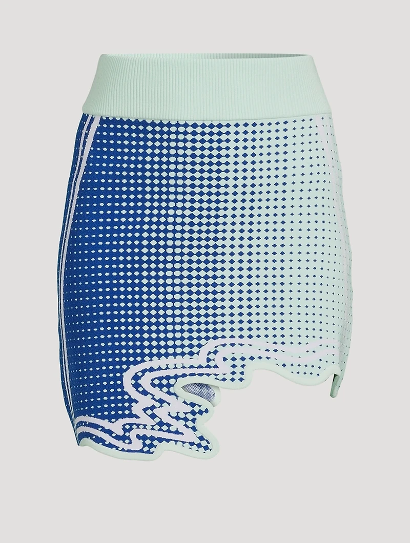 Nova Wavy Mini Skirt