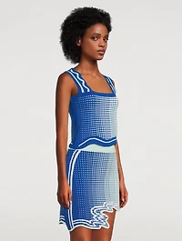 Zane Wavy Cropped Tank Top