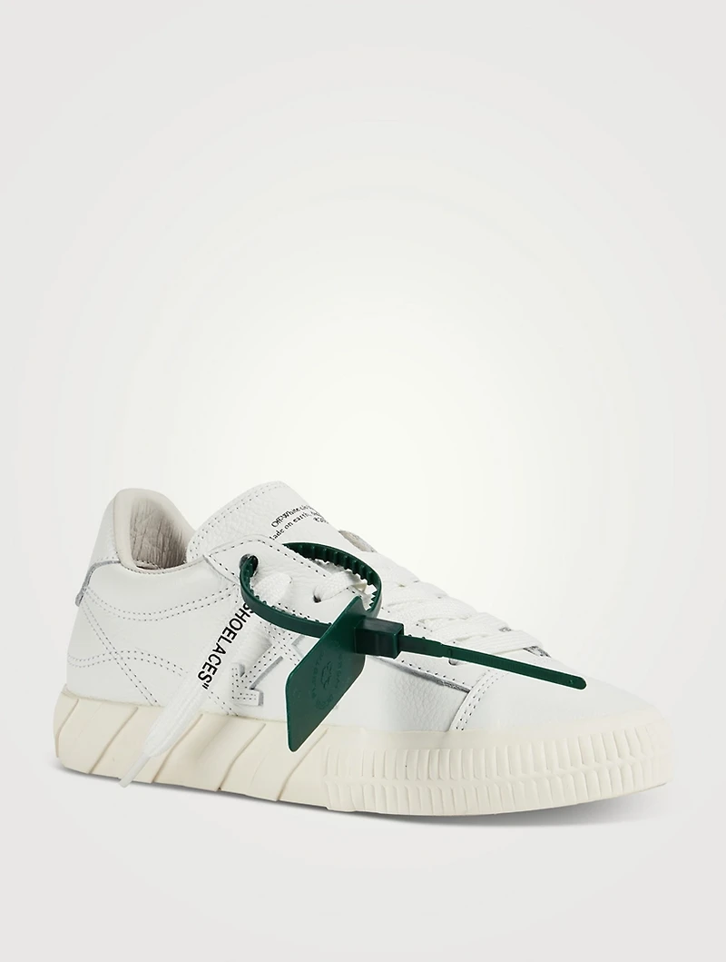 Low Vulcanized Leather Sneakers