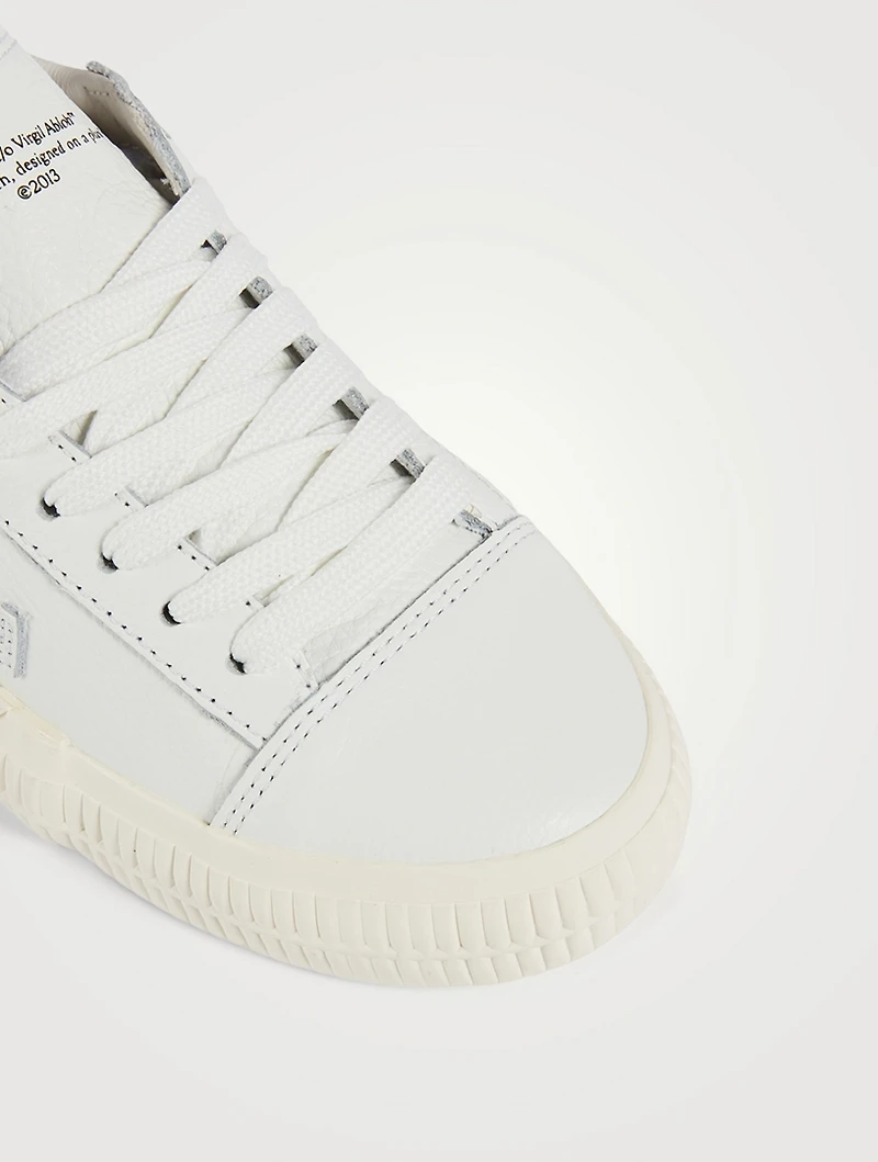 Low Vulcanized Leather Sneakers