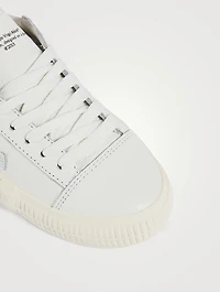 Low Vulcanized Leather Sneakers