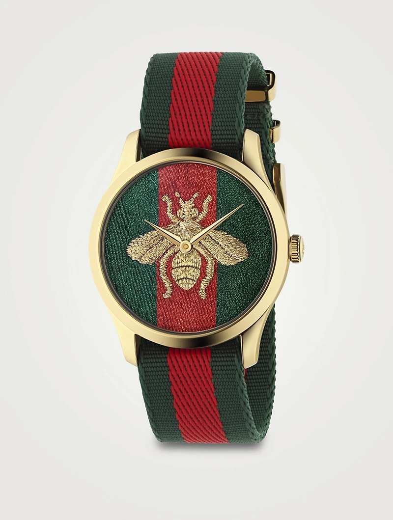 G-Timeless Nylon Strap Watch