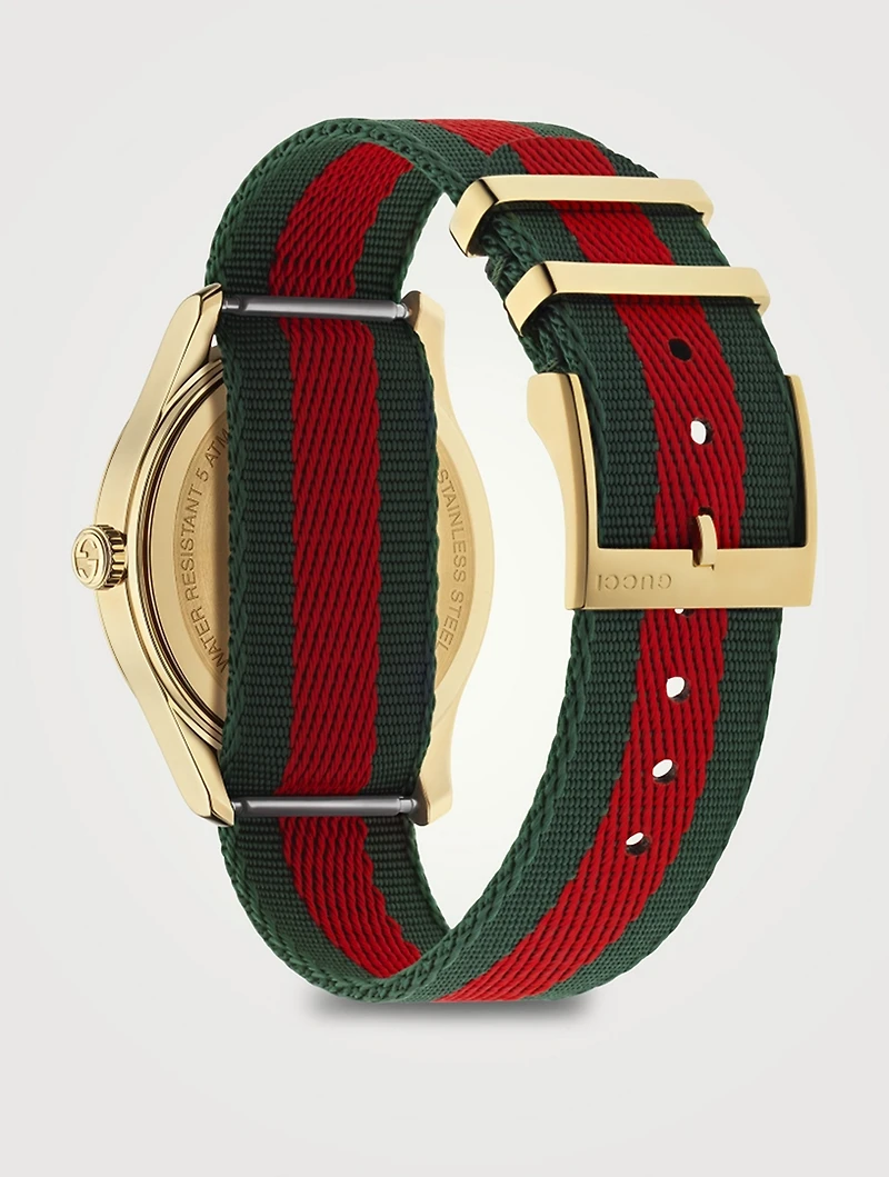 G-Timeless Nylon Strap Watch