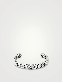 Wide Interlocking G Bracelet