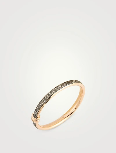 Iconica 18K Rose Gold Bracelet With Diamonds