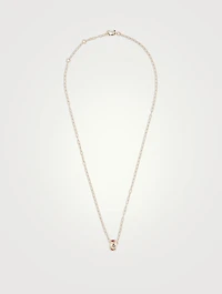 Iconica 18K Rose Gold Pendant Necklace With Multicolour Stones