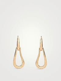 Fantina 18K Rose Gold Earrings With Diamonds