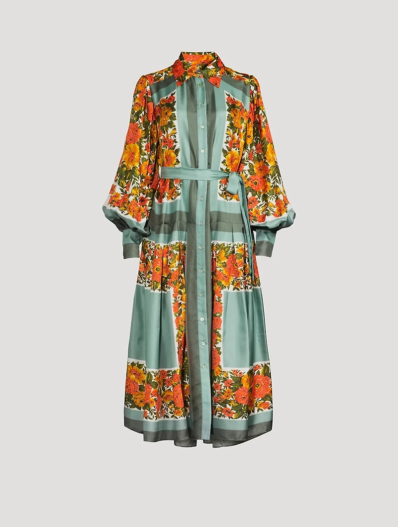 Gillian Silk Midi Dress