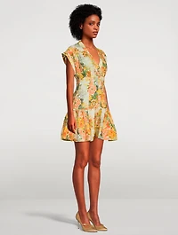 Sylvia Mini Dress Floral Print