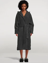 Hooded Organic Cotton Bathrobe
