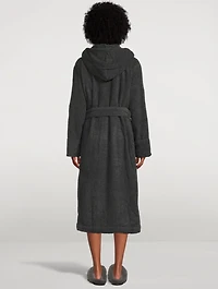Hooded Organic Cotton Bathrobe