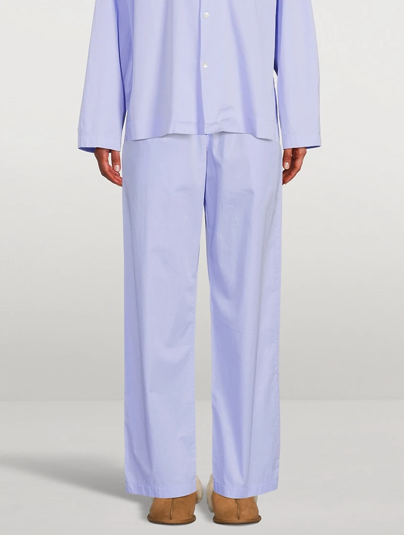 Organic Cotton Poplin Pajama Pants