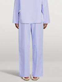 Organic Cotton Poplin Pajama Pants