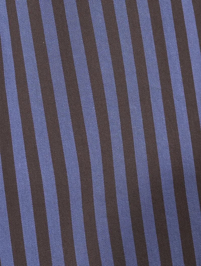 Organic Cotton Poplin Pajama Shorts Stripe Print