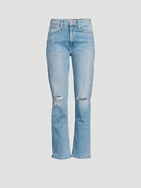Rider High-Waisted Straight-Leg Jeans