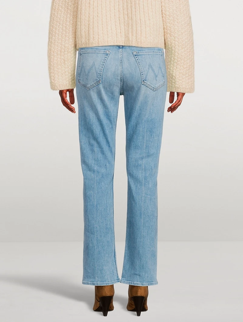 Rider High-Waisted Straight-Leg Jeans