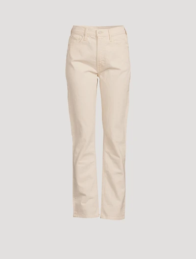 Rider High-waisted Straight-Leg Jeans